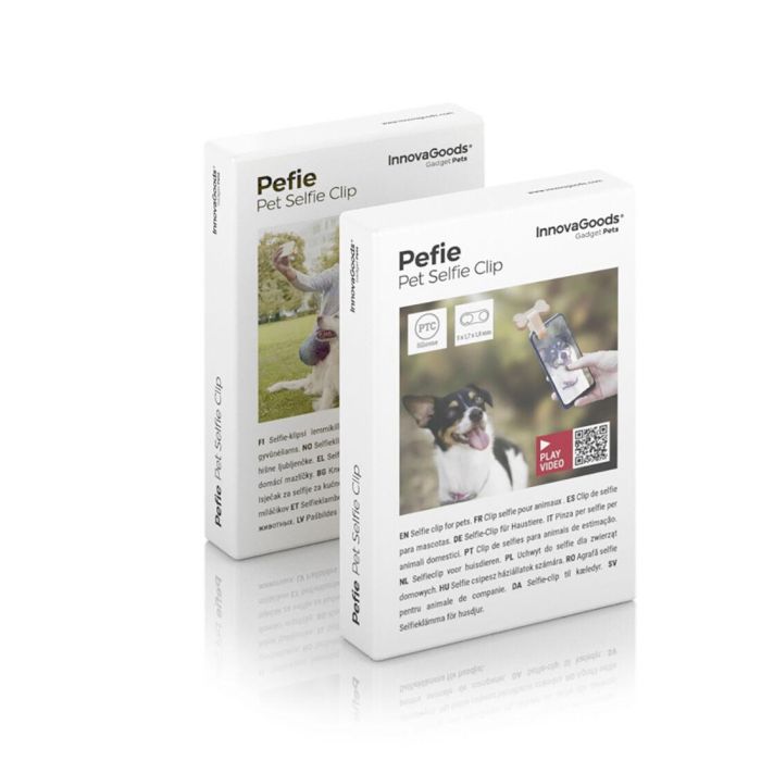 Pack Clip de Selfies para Mascotas y Fuente para Mascotas InnovaGoods 1
