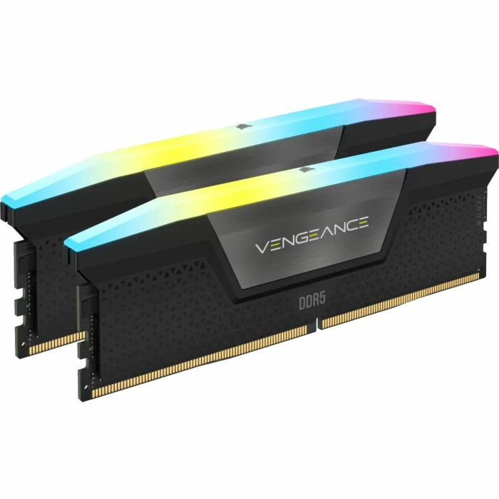 Memoria RAM - Corsair - Revenge RGB DDR5 - 32GB 2x16GB DIMM - 6000 MHz - 1.35V - Negro (CMH32GX5M2D6000C36)