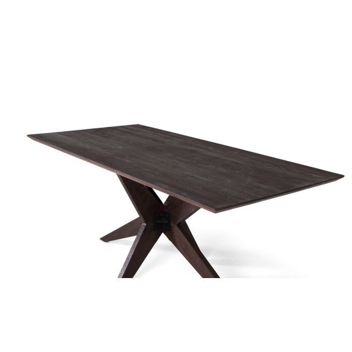 Giner y Colomer Mesa de Comedor Rectangular en Madera de Mango Wengue 180 cm 2