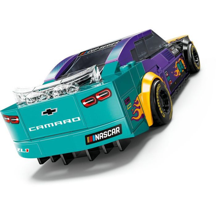 LEGO Speed Champions NASCAR Next Gen Chevrolet Camaro ZL1 Juego de Construcción para Niños a partir de 9 Años con 328 Piezas 7