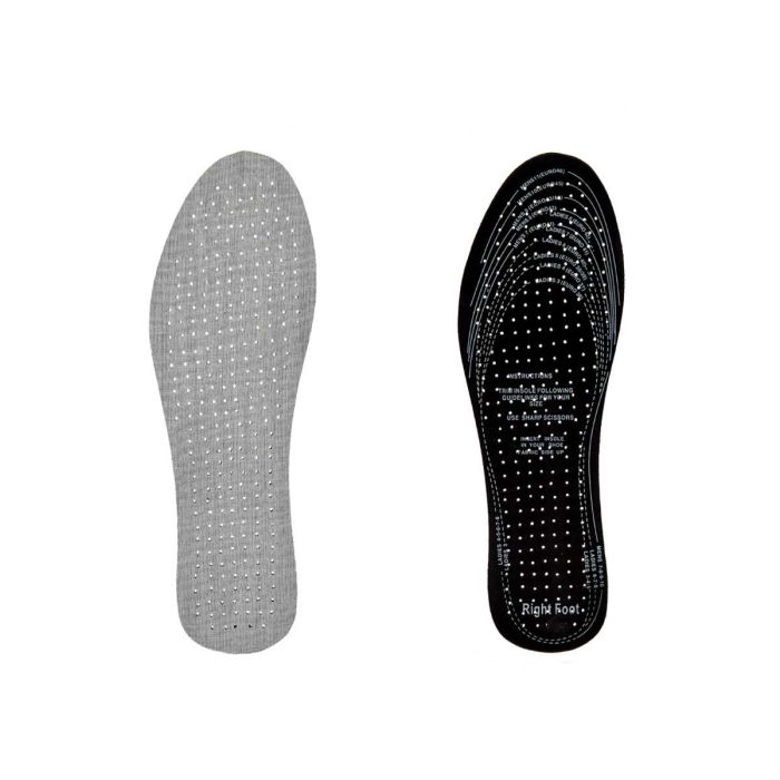Plantillas Extra Fresh Arte Regal 11.5x0.5x36 cm, Gris/Negro (48 Unidades) 1 Plantillas Extra Fresh Arte Regal 11.5x0.5x36 cm, Gris/Negro (48 Unidades) 1