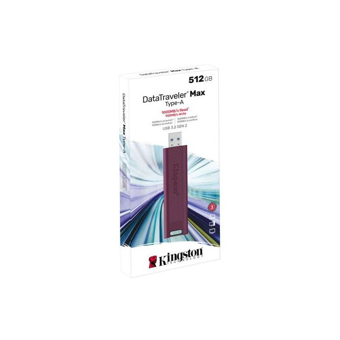 Kingston Technology DataTraveler Max unidad flash USB 512 GB USB tipo A 3.2 Gen 2 (3.1 Gen 2) Rojo 2 Kingston Technology DataTraveler Max unidad flash USB 512 GB USB tipo A 3.2 Gen 2 (3.1 Gen 2) Rojo 2