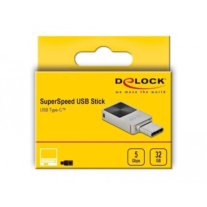 STICK DELOCK Mini USB 5Gbps USB-C Speicherstick 32GB Metallgehäuse 4