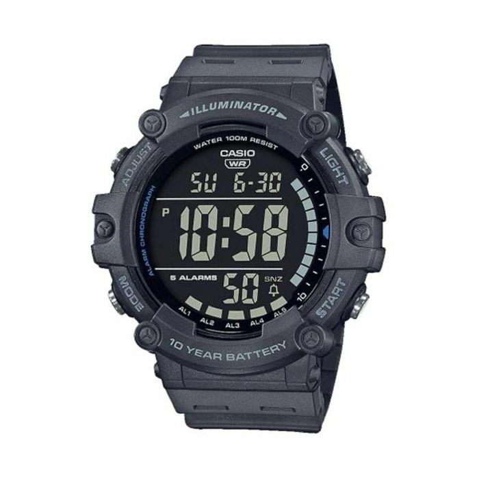 Reloj deportivo - CASIO - Multifunción - Gris