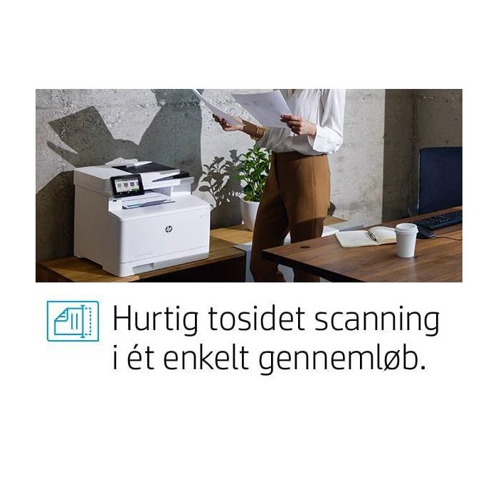 HP Impresora Color LaserJet Pro MFP M479, 600 x 600dpi, 27ppm, A4, 1200MHz, 512MB, WiFi, Bluetooth, CGD, 4.3″ 52