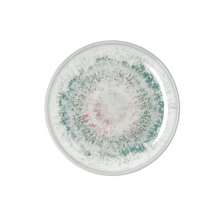 Bidasoa Plato Postre Kai Hydrozero Porcelana 21 cm Blanco Acabado Brillo Apilable, Resistente a Rayaduras, Apto Lavavajillas y Microondas