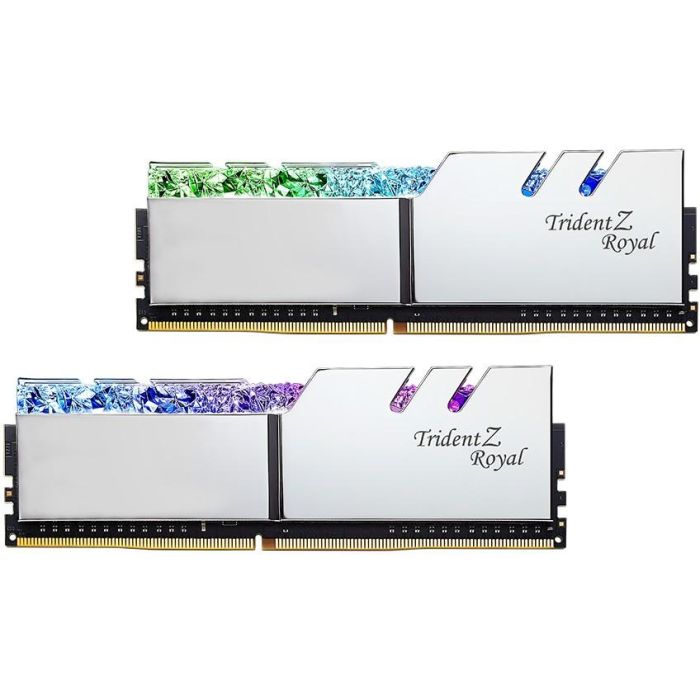 G.Skill F4-3600C16D-32GTRSC Trident Z Royal 32 GB (2x16GB) DDR4 3600 MHz DIMM CL16 Intel XMP para PC 1 G.Skill F4-3600C16D-32GTRSC Trident Z Royal 32 GB (2x16GB) DDR4 3600 MHz DIMM CL16 Intel XMP para PC 1