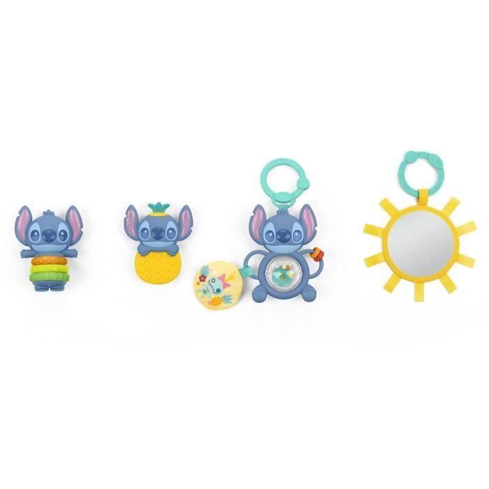 Disney Baby BRI0074451174733 Stitch - Set de Regalo de Nacimiento 4 Juguetes para Recién Nacidos: Sonajero, Mordedor y Multisensoriales Disney Baby BRI0074451174733 Stitch - Set de Regalo de Nacimiento 4 Juguetes para Recién Nacidos: Sonajero, Mordedor y Multisensoriales