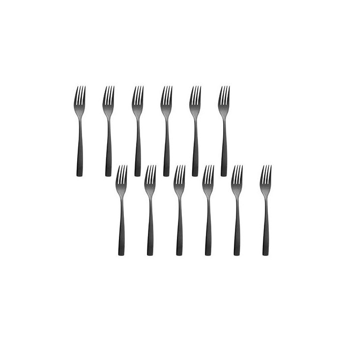 Sinxelo Satin Negro Tenedor Mesa 205 Mm (12 Unidades) 2 Sinxelo Satin Negro Tenedor Mesa 205 Mm (12 Unidades) 2