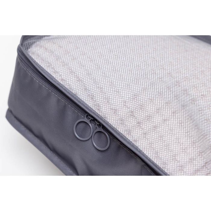 Numada Organizador de Maleta Gris Oscuro 8 Piezas Impermeable Multiusos Cremallera Doble Cursor Rejilla Visibilidad 3