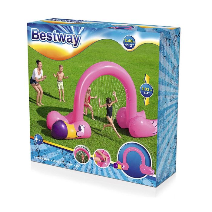 Bestway Aspersor Jumbo Flamenco 340x110x193 cm +2 Años Jardin 52382 10
