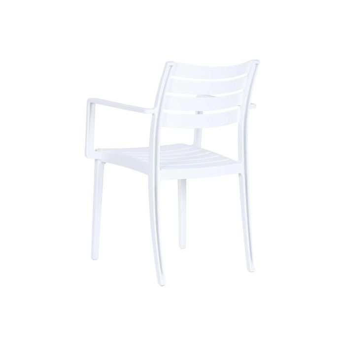 Silla Terraza Y Jardin DKD Home Decor Blanco 52 x 84 x 57 cm (4 Unidades) 2 Silla Terraza Y Jardin DKD Home Decor Blanco 52 x 84 x 57 cm (4 Unidades) 2