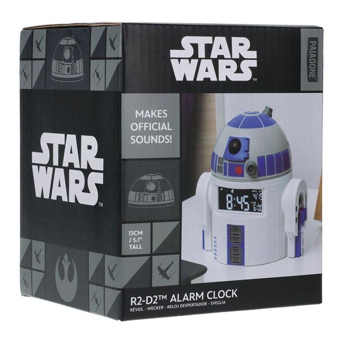 Paladone Reloj Despertador Star Wars R2-D2 - 12,6X12X6X13 cm 1 Paladone Reloj Despertador Star Wars R2-D2 - 12,6X12X6X13 cm 1