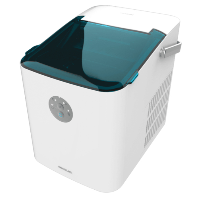 Cecotec Chillin' Ice 1200 Go Máquina para hacer cubitos de hielo portátil 12 kg/24h 120 W Azul, Blanco Cecotec Chillin' Ice 1200 Go Máquina para hacer cubitos de hielo portátil 12 kg/24h 120 W Azul, Blanco