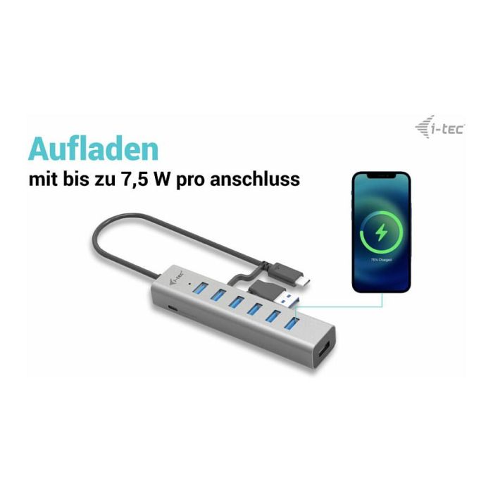 Hub USB i-Tec C31HUBMETAL703