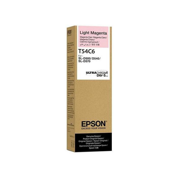 Epson C13T54C620 Tinta Light Magenta 70ml, Cartucho Compatible para Impresora SureLab SL-D500, 1 Pieza
