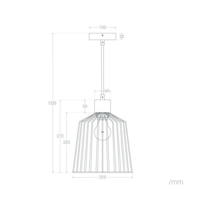 Lámpara Colgante Turkistan SKD-P80048 de Metal y Madera, Estilo Nórdico, Diseño Único para Bombilla LED E27, Cable Ajustable 6 Lámpara Colgante Turkistan SKD-P80048 de Metal y Madera, Estilo Nórdico, Diseño Único para Bombilla LED E27, Cable Ajustable 6