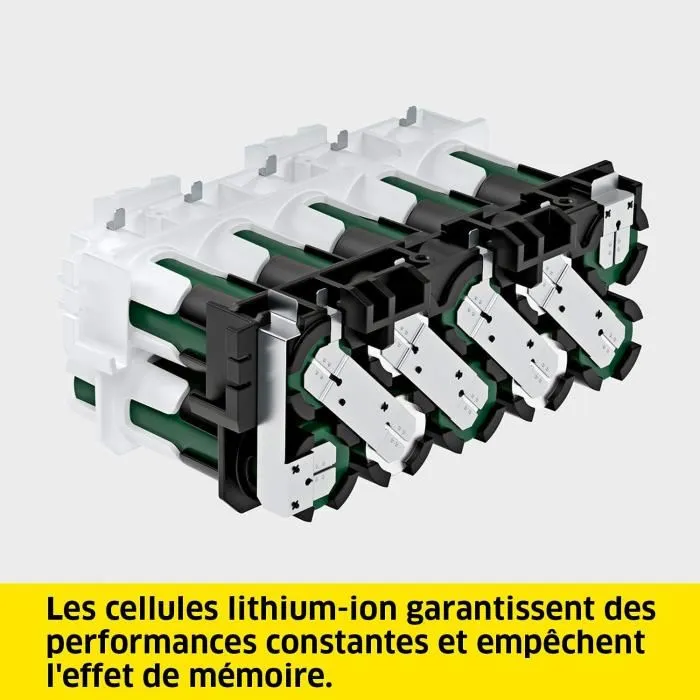 Karcher Batería KAR4054278650388 POWER 36V/2,5 Ah con Pantalla LCD y Cargador Rápido 3