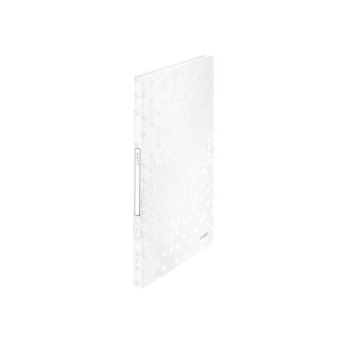 Carpeta Fundas (Tarifario) Leitz Wow Pp Flexible A4 40 F. Blanco (Set de 10)