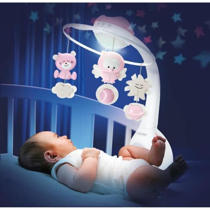 Móvil Proyector Infantino Sweet Girl Night 3 en 1 2 Móvil Proyector Infantino Sweet Girl Night 3 en 1 2