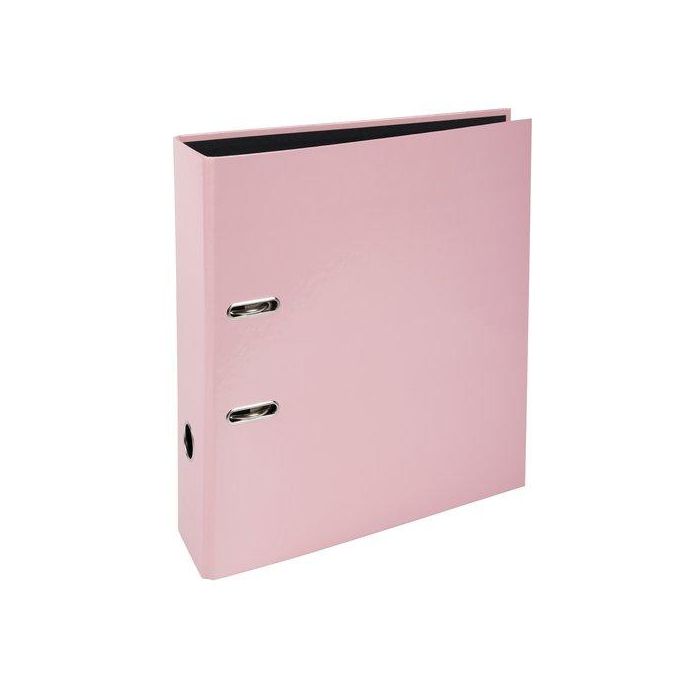 Archivador Palanca Exacompta Prem Touch Aquarel Carton Forrado Rado A4 80Mm Rosa