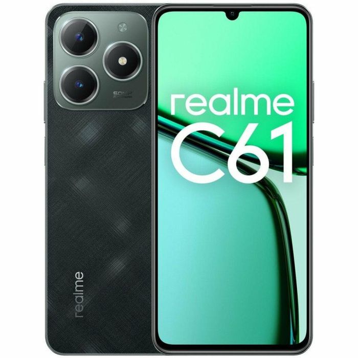 Smartphone Realme C61 6,7" Unisoc 6 GB RAM 256 GB Negro Verde