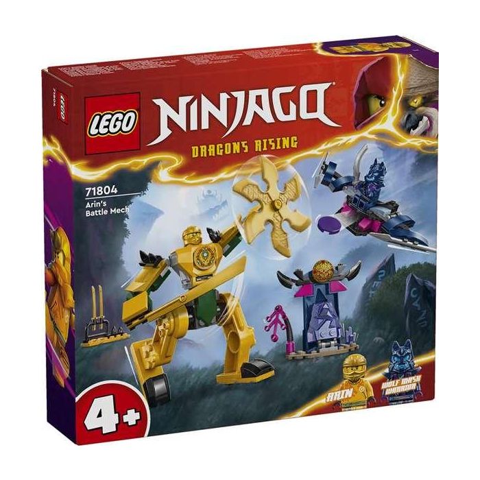 Juego de construccion meca de combate de arin lego ninjago