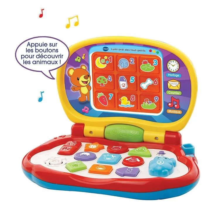 Vtech Baby Lumi Ordi Des Tout-Petits Computadora para niños de 12 a 36 meses 2 Vtech Baby Lumi Ordi Des Tout-Petits Computadora para niños de 12 a 36 meses 2