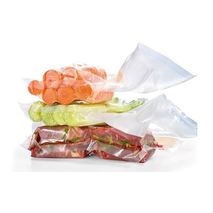 Severin ZB 3614 Bolsas para Envasar al Vacío 20x30 cm, 55 Piezas, Libres de BPA para Conservación de Alimentos