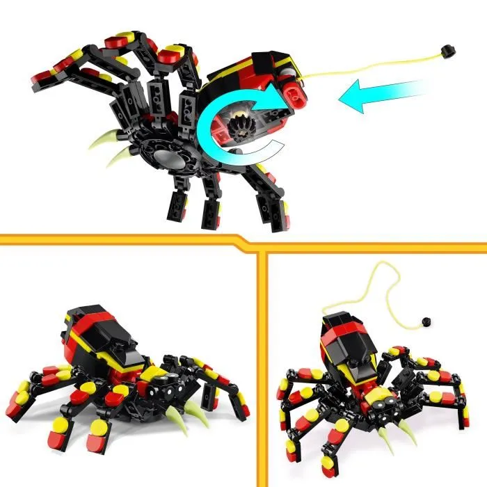 Lego Creator 31159 Animales Salvajes 3 en 1: La Araña Sorprendente - Juguete para Niños de 7 Años 2 Lego Creator 31159 Animales Salvajes 3 en 1: La Araña Sorprendente - Juguete para Niños de 7 Años 2