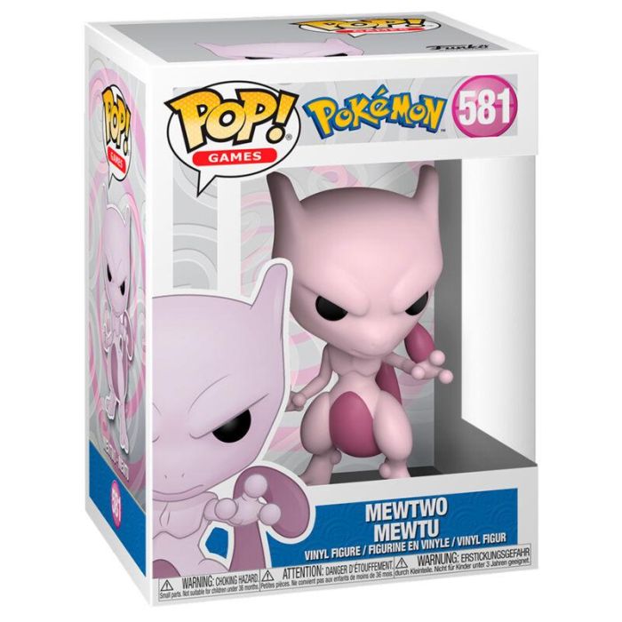 Funko Pop Pokemon Mewtwo 63254 - Figura de Vinilo de 25 cm con Caja Original 1 Funko Pop Pokemon Mewtwo 63254 - Figura de Vinilo de 25 cm con Caja Original 1