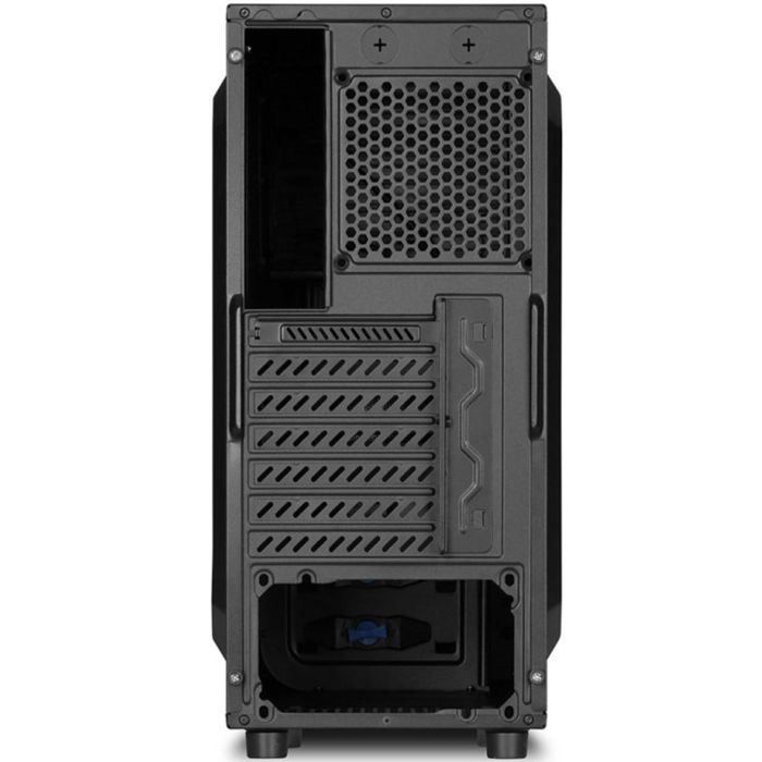 SHARKOON VS4-V Midi Tower Negro Caja ATX con 2 Puertos USB 3.0 Frontales Ideal para Oficina y Trabajo 2