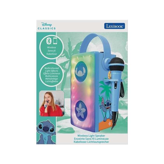 Lexibook Altavoz Infantil Stitch Bluetooth con Micrófono 3