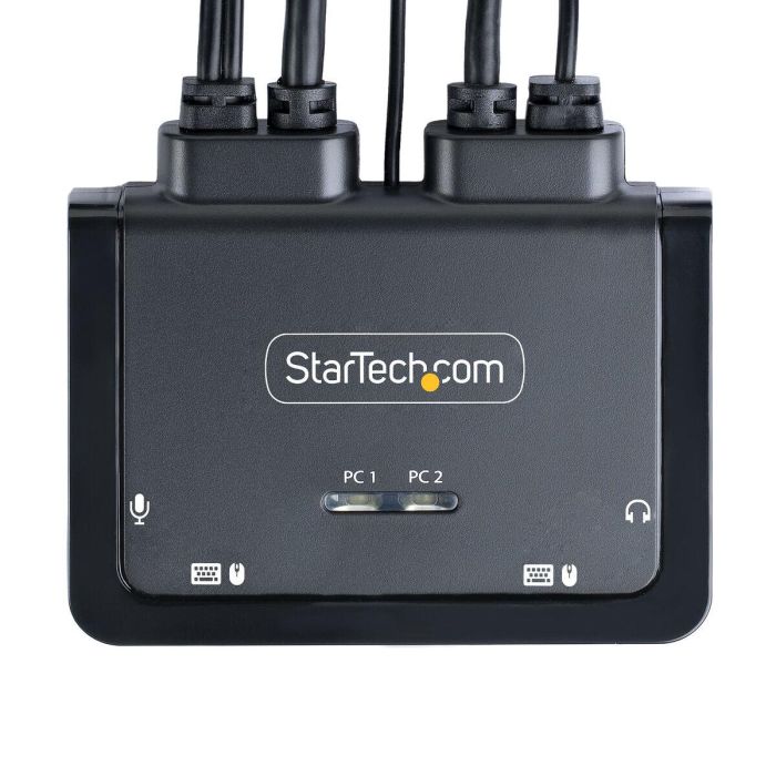 Switch KVM Startech C2-D46-UAC-CBL-KVM 1,8 m 2 Switch KVM Startech C2-D46-UAC-CBL-KVM 1,8 m 2