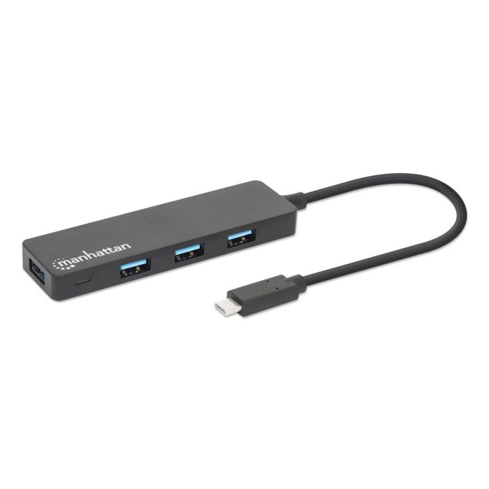 Manhattan USB-C Dock/Hub, Ports (4): USB-A (X4), 5 Gbps (USB 3.2