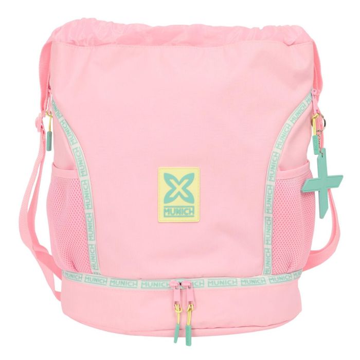 Bolsa Mochila con Cuerdas Munich Candy Rosa 35 x 40 x 1 cm 0 Bolsa Mochila con Cuerdas Munich Candy Rosa 35 x 40 x 1 cm 0
