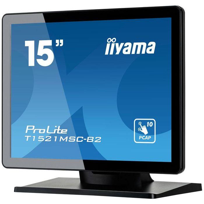 Monitor Iiyama 15" Pcap Bezel Free Front, 10P Touch, 1024X768, Speakers, Vga, Hdmi, 325Cd/M², Usb Interface, External Power Adapter, Multitouch With Supported Os (T1521MSC-B2) 5 Monitor Iiyama 15" Pcap Bezel Free Front, 10P Touch, 1024X768, Speakers, Vga, Hdmi, 325Cd/M², Usb Interface, External Power Adapter, Multitouch With Supported Os (T1521MSC-B2) 5