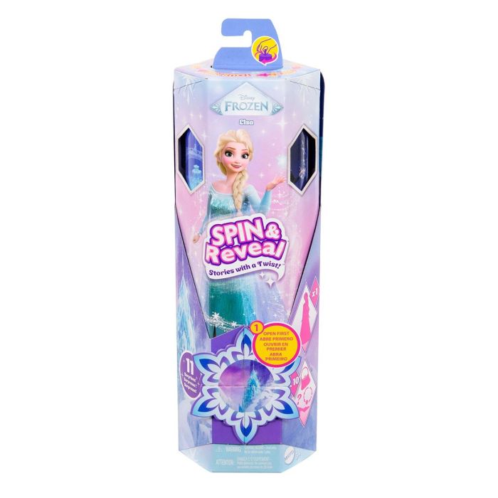 Muñeca Elsa Spin And Reveal Jbg59 Disney Frozen 4