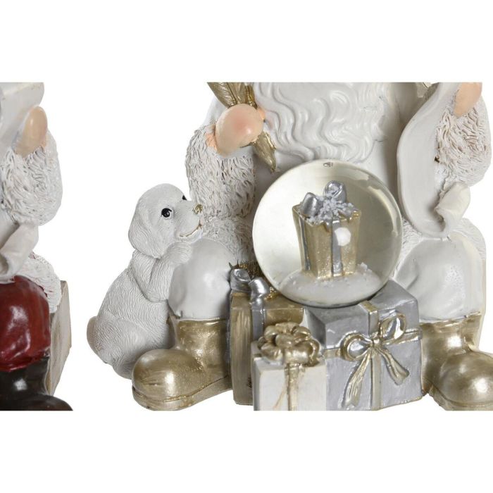 Figura Navidad Moderna DKD Home Decor 12 x 14 x 14 cm (2 Unidades) 1 Figura Navidad Moderna DKD Home Decor 12 x 14 x 14 cm (2 Unidades) 1