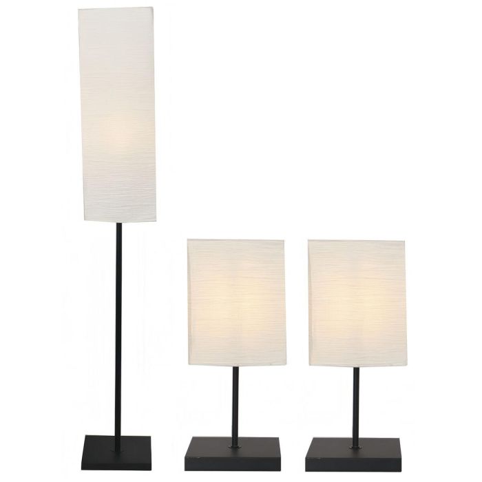 DKD Home Decor Lámpara de Pie Urban Marrón Claro - Set de 3, Fabricadas en Madera, Papel Entelado y Acero - 20x20x150 cm 0 DKD Home Decor Lámpara de Pie Urban Marrón Claro - Set de 3, Fabricadas en Madera, Papel Entelado y Acero - 20x20x150 cm 0