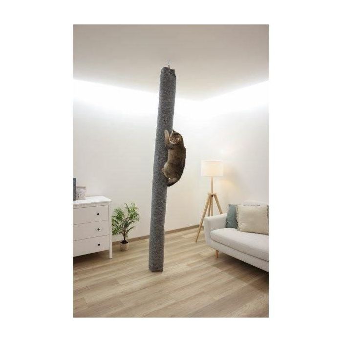 Bolsa de escalada para gatos - KERBL - CARPET - 16 x 16 x 240 cm - Montaje en techo - Poliéster 4 Bolsa de escalada para gatos - KERBL - CARPET - 16 x 16 x 240 cm - Montaje en techo - Poliéster 4