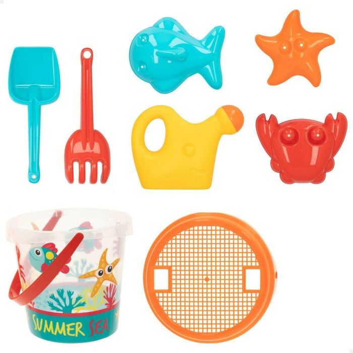 Set de Juguetes de Playa Colorbaby Polipropileno (16 Unidades) 2 Set de Juguetes de Playa Colorbaby Polipropileno (16 Unidades) 2