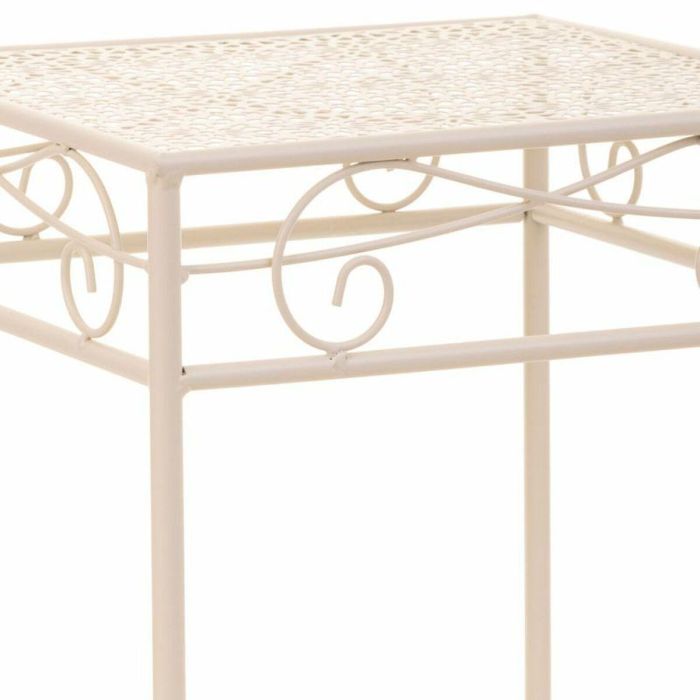 Soporte para Maceta Alexandra House Living Blanco Metal Hierro 25 x 45 x 72 cm 1