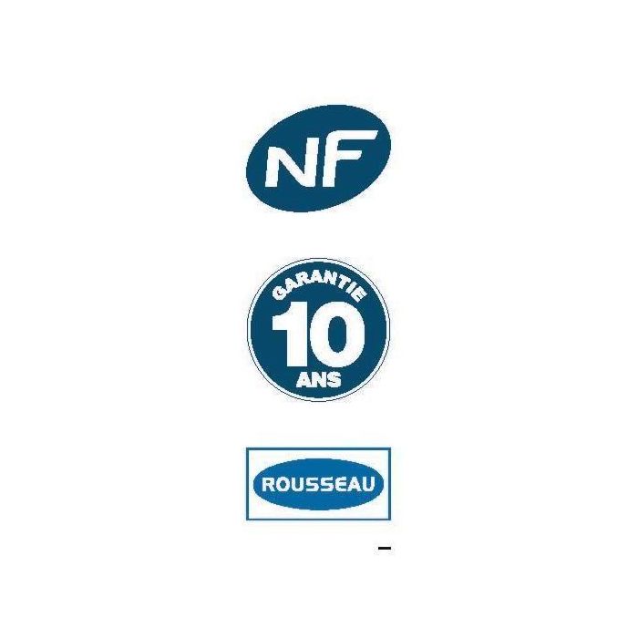 ROUSSEAU Grifo mezclador mecánico para bañera y ducha - Cromo - Monotrou NF 2 ROUSSEAU Grifo mezclador mecánico para bañera y ducha - Cromo - Monotrou NF 2