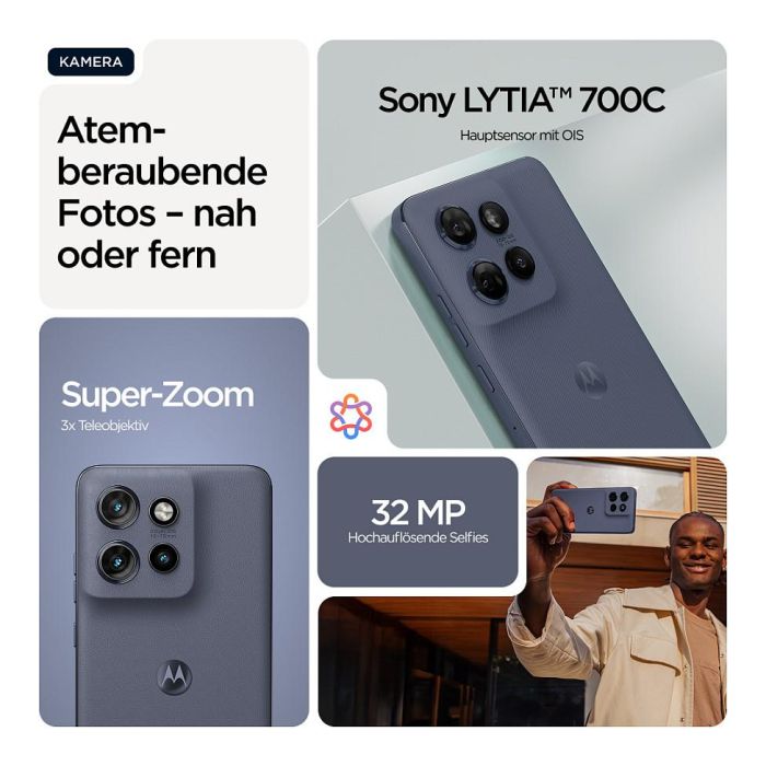 Motorola Moto Edge 60 Neo - Smartphone 5G con 12 GB RAM, 256 GB, Pantalla P-OLED 120Hz, Cámara 50 MP Sony LYTIA, Batería 5000 mAh, Android 15 - Color Gris 5 Motorola Moto Edge 60 Neo - Smartphone 5G con 12 GB RAM, 256 GB, Pantalla P-OLED 120Hz, Cámara 50 MP Sony LYTIA, Batería 5000 mAh, Android 15 - Color Gris 5