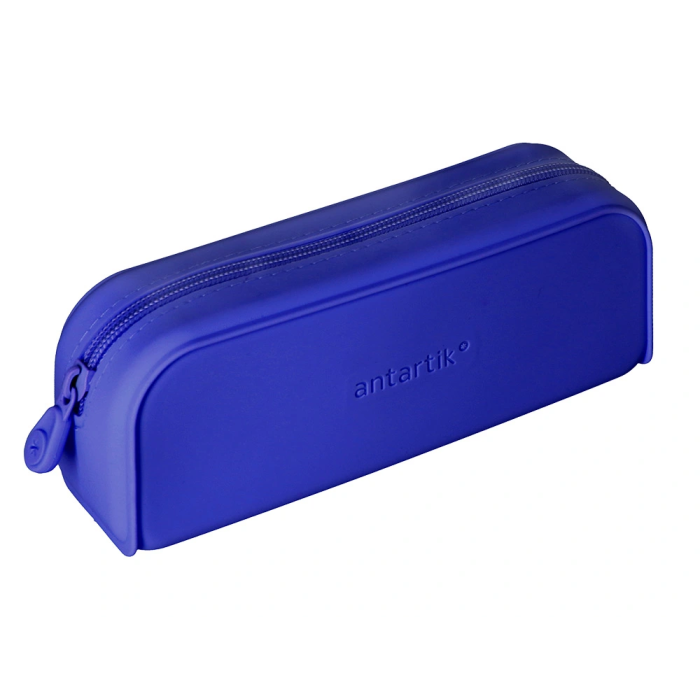 Antartik Prisma Estuche Portatodo Rectangular Silicona Soft Azul Oscuro 185x75x50 mm 4