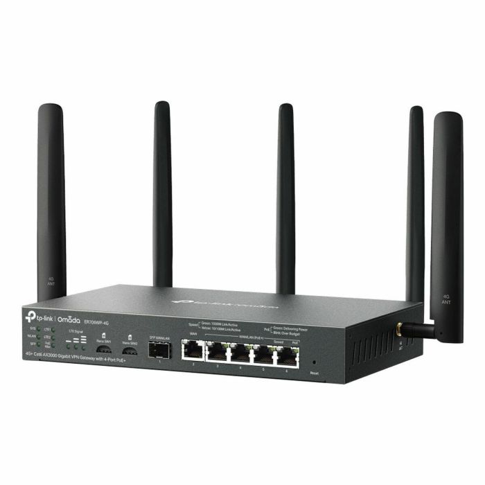 Router TP-Link ER706WP-4G Negro USB RJ45 Ethernet LAN PoE x 1 10