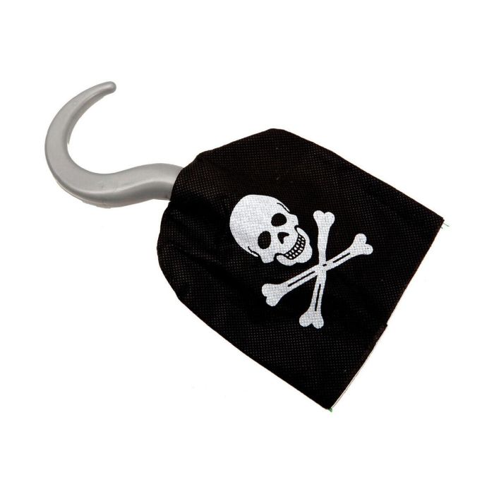 My Other Me Garfio de Pirata Textil para Adulto - Talla Única Negro My Other Me Garfio de Pirata Textil para Adulto - Talla Única Negro