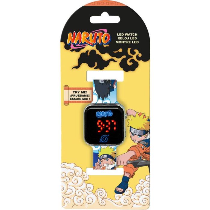 Kids Licensing Reloj LED Naruto - Licencia para Niños a Partir de 4 Años - KID8435507887649
