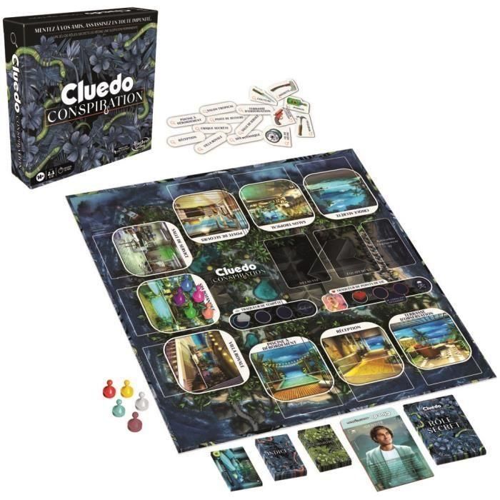 Cluedo Conspiracy, juego de mesa, de 4 a 10 jugadores, a partir de 14 años 4 Cluedo Conspiracy, juego de mesa, de 4 a 10 jugadores, a partir de 14 años 4